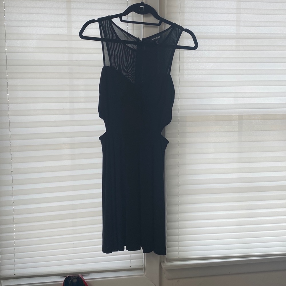 Bebe cut out black dress, size XS